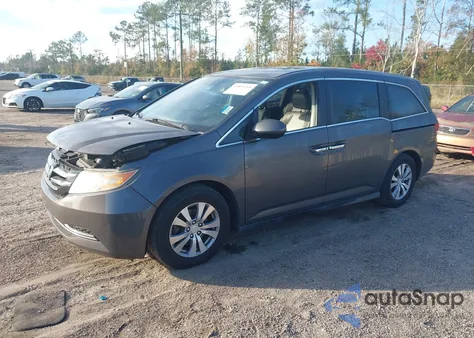 2016 Honda Odyssey Ex-L from USA, damaged, VIN 5FNRL5H60GB098074